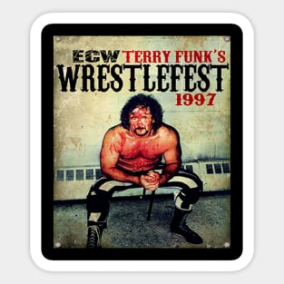 Terry Funk Vintage Sticker